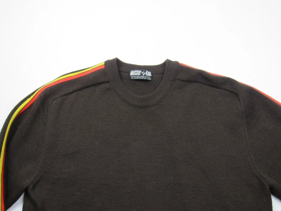 Suéter de Lana a Rayas Meister Años 70 De Colección Hecho en Austria Talla M? Arco iris años 60 70 Foto 2 de 4