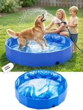 2026 Foldable Dog Kiddie Pool,Portable Hard Plastic Dog Pool,Thickened Kids S...