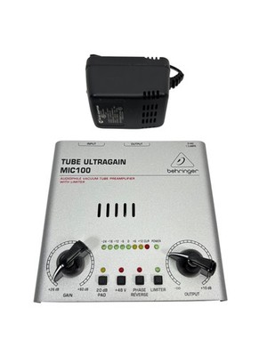 Behringer MIC100 ULTRAGAIN Single Channel Tube Mic Preamp