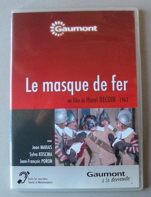 DVD LE MASQUE DE FER - Jean MARAIS / Sylva KOSCINA - Henri DECOIN