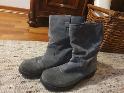 Geox Wildlederboots Rawelle Stiefel grau Gr 38 neuwertig