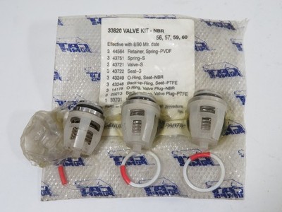 CAT Pumps 33820 Valve Kit for 56, 57, 59, 60 Pumps DAMAGE/MISSING O-RING ! NWB !