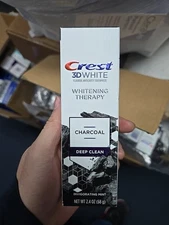 LOT OF 3- Crest Whitening Therapy Charcoal Toothpaste  - 2.4oz Exp  03/2028