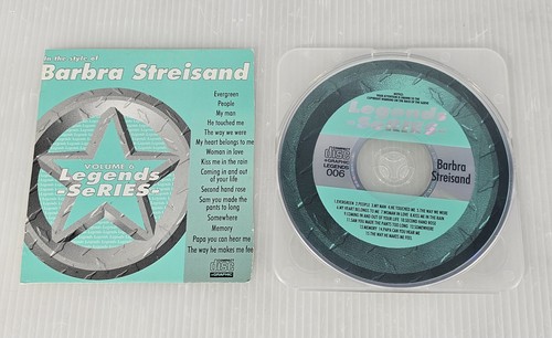 Legends Karaoke Volume 6 - Sing the Hits Of Barbra Streisand (CD+G)