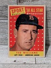 1958 Topps Baseball #485 Ted Williams, All-Star, Boston Red Sox, HOF, VG-EX GJ