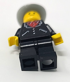 Vintage Lego Minifigure Trn023 Train Passenger Cowboy Metroliner 4558 10001