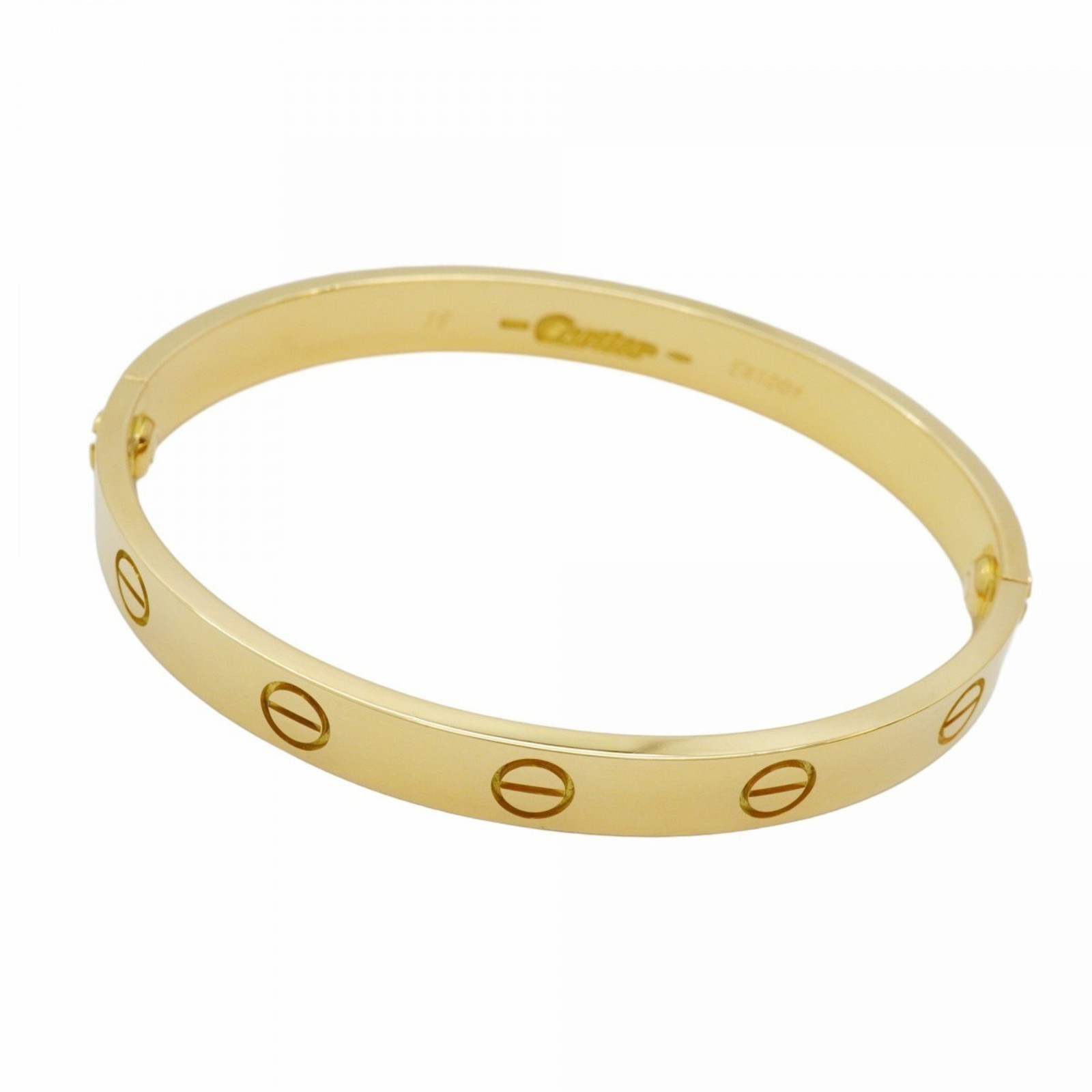 Cartier Love Bangle K18YG Yellow Gold Ladies Bracelet Collection GZl16qne-image