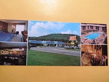 Oasis Motor Inn Motel & Restaurant Cave City Kentucky vtg oversized postcard 