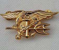 US Navy Seal Eagle Anchor Trident Medal Uniforme U.S. insigne forces spéciales navales