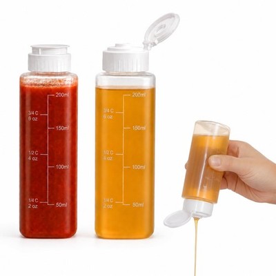 [2 Packs] Honey Dispenser No Drip, 7 oz Small Honey Bottle Easy to Squeeze | ...