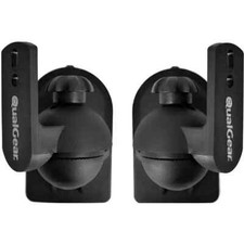 Universal Speaker Wall Mount, Black up to 7.7 lbs 2 pack