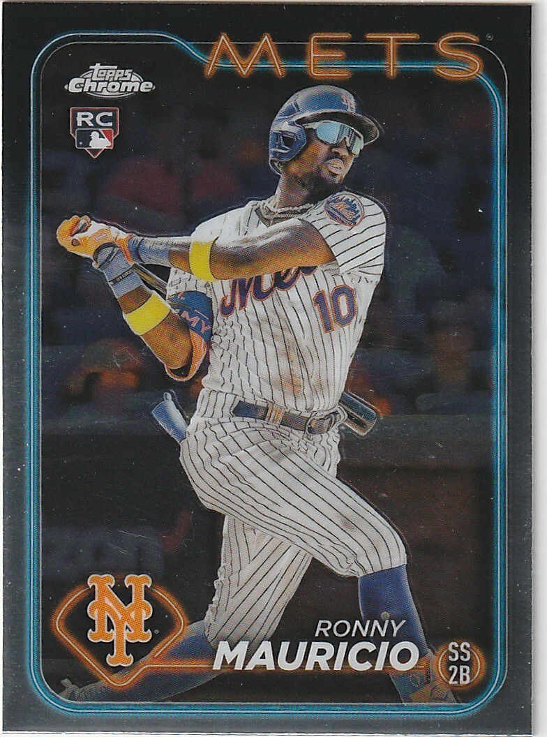 2024 Topps Chrome #28 Ronny Mauricio Mets