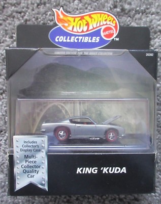 NIP 1/64 DIECAST HOT WHEELS KING 'KUDA CUDA SILVER BARRACUDA
