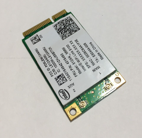 Intel WIFI Link 5100 Lenovo Thinkpad SL400 SL500 T400 W500 WIFI Adapter 43Y6493 - Afbeelding 2 van 7