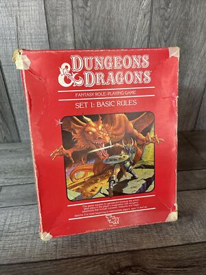 Dungeons and Dragons TSR 1983 Set 1 Basic Rules Rulebook Players