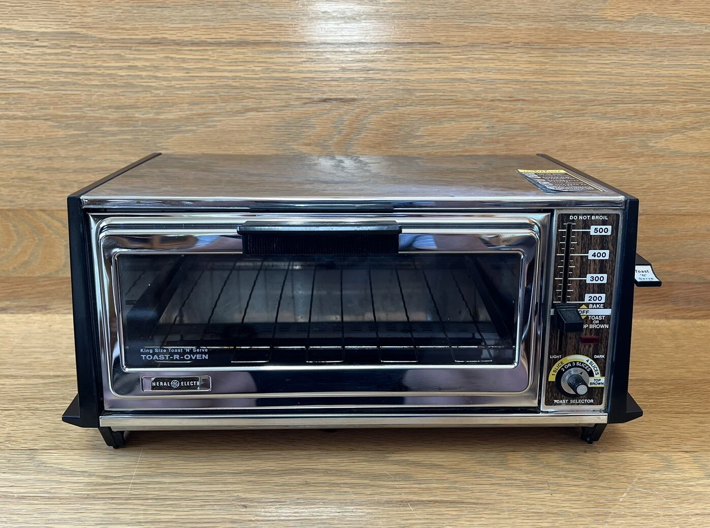 Vintage GE Toast-R-Oven Model A1 T95 Tested Working King Size Toast N Serve