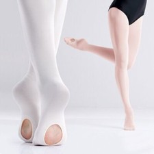 Ballet for Women Girls 3Pairs Soft Dance Seamless Ballet Stockings with Hole 60D