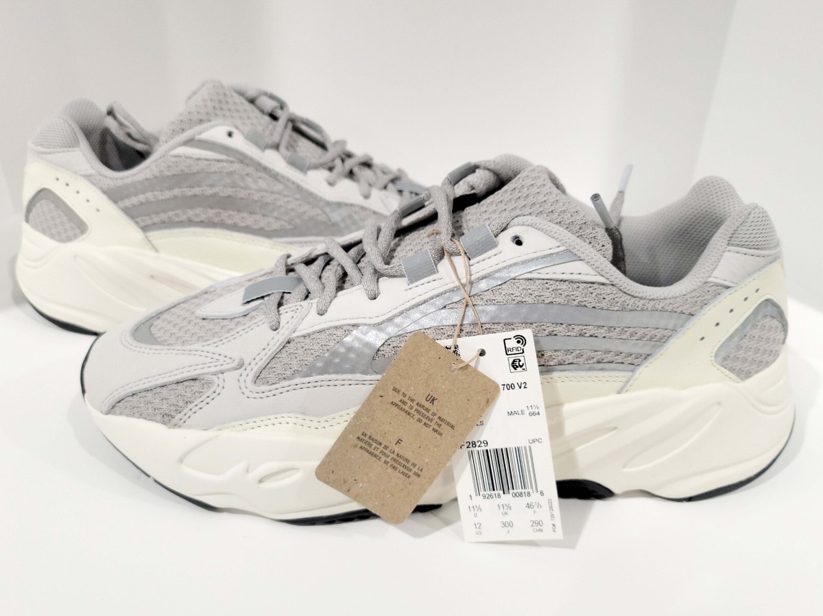 Adidas Yeezy Boost 700 V2 Static EF2829 Men's Shoes White Grey