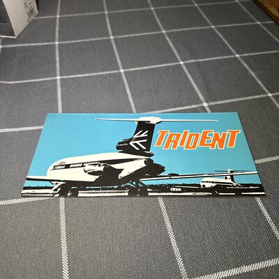 Vintage Hawker Siddeley Trident Airplane Advertising Brochure
