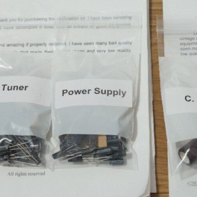 Sansui AU-919 power supply kit repair upgrade capacitor transistor