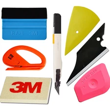 7x Car Window Tint Tools Kit for Auto Vinyl Films Tinting 3M Squeegee SID Cutter