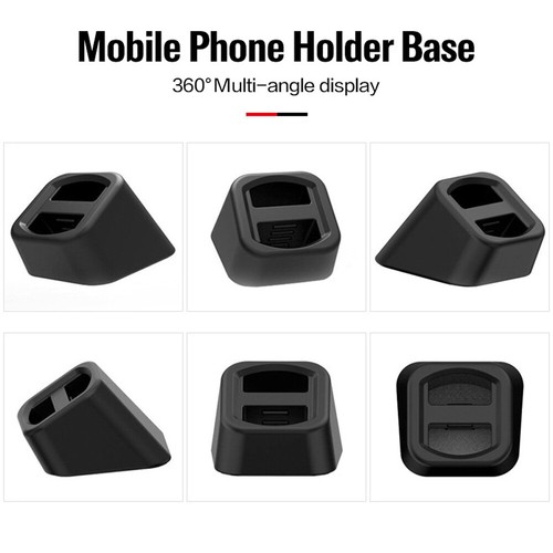 Black Car Stand Base Dashboard Mount For Air Vent Car Phone Holder Accessories#. - Bild 11 von 12