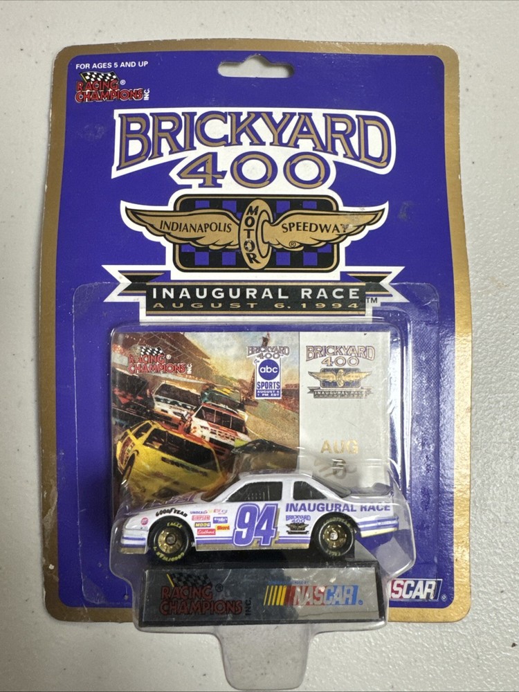 Racing Champions Brickyard 400 #94 Inaugural Collectible NASCAR Car 1994 NIB
