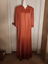Vintage Vanity Fair Zip Front Robe Loungewear Coral Color Size Medium VGUC