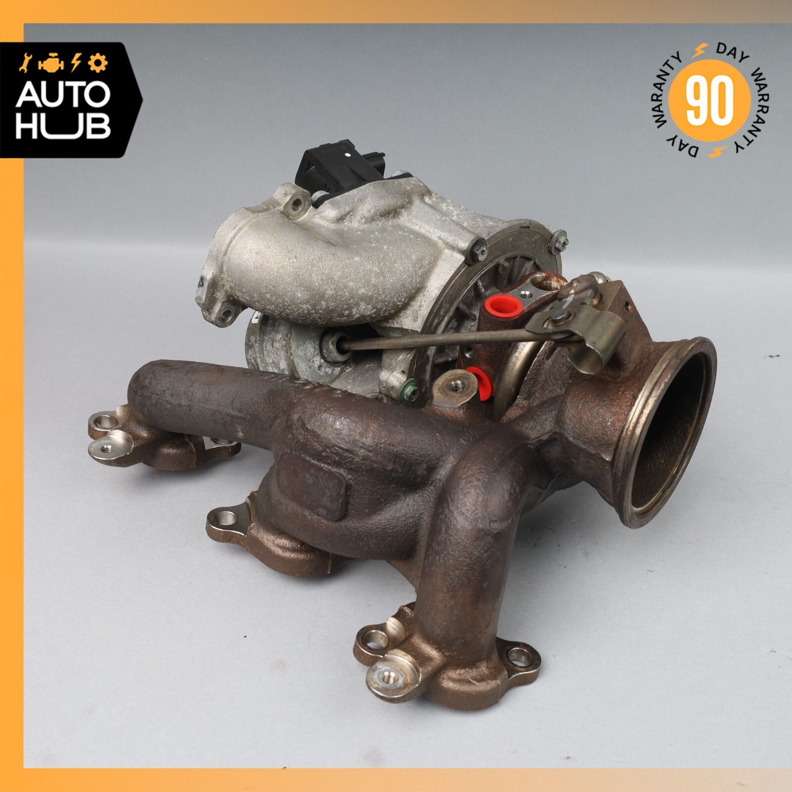 Maserati Ghibli Quattroporte Right Turbocharger Turbo Charger Manifold OEM 75k