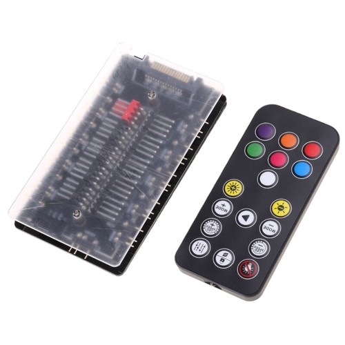 ARGB and PWM HUB 5V/3PIN ARGB Case Fan Hub Adapter with Remote Controller - Afbeelding 5 van 8