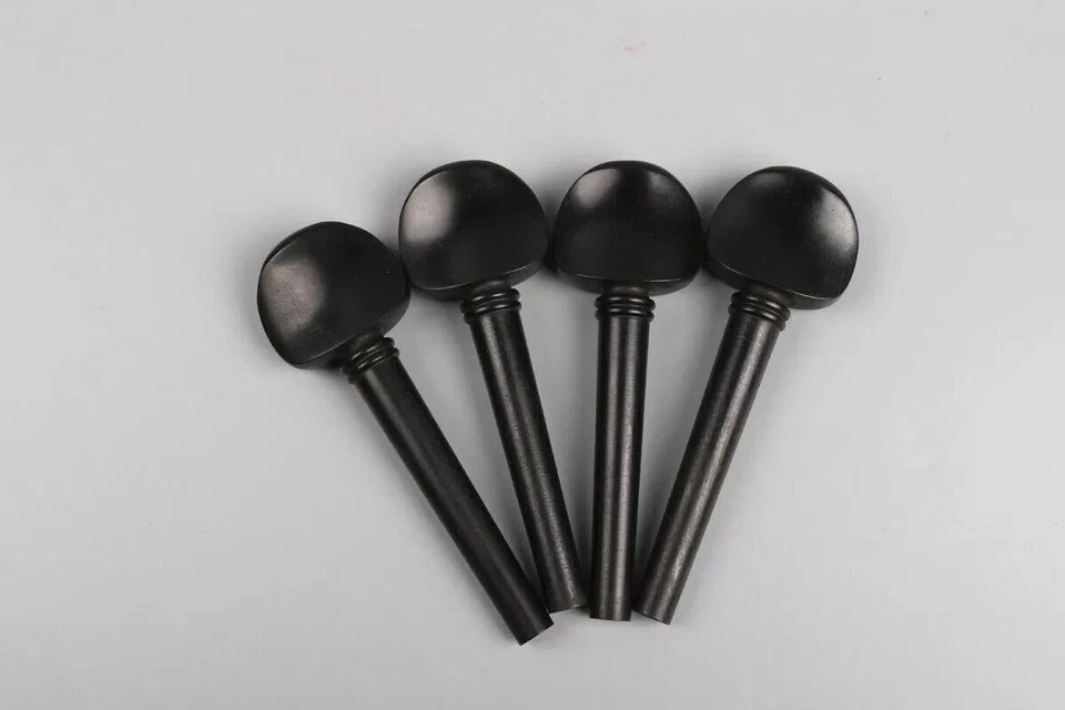 4pcs 4/4 Cello Peg Ebony wood cello pegs Cello Part Accessories - Image 4 of 4