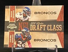 2011 Contenders 2011 Rookie Draft Class #4 Von Miller / Rahim Moore Broncos