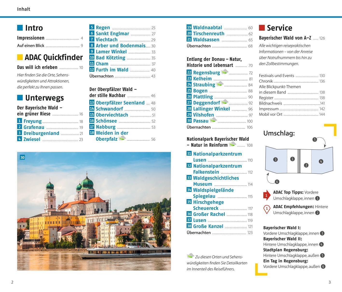 Thumbnail - Adac Reiseführer Bayerischer Wald Regina Becker