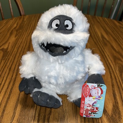 RUDOLPH THE RED NOSED REINDEER RARE Black and White Abominable Snowman Plush Toy
