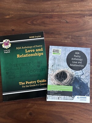 Bundle AQA GCSE Poetry Anthology Love and Relationships CGP Study and Revise