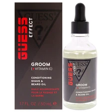 Guess Effect Boost Conditioning Shave and Beard Oil by Guess 1.7 oz Oil