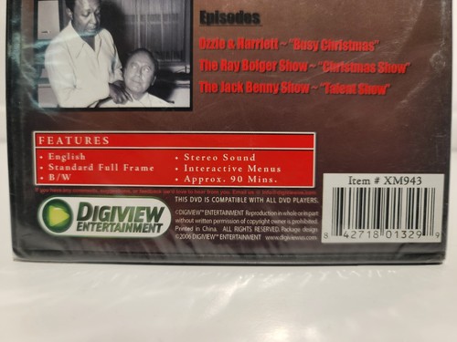 Christmas Comedies 3 Christmas Episodes Dvd Ozzie And Harriet The Ray Bolger - Foto 3 di 3