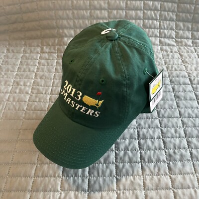 NWT - Masters 2013 Augusta National Emerald Green Strapback Cap American Needle