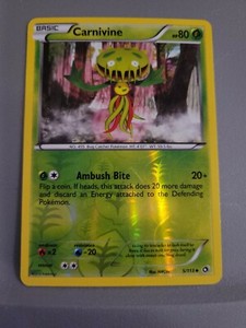 Pokemon TCG Card Legendary Treasures 2013 Carnivine 5/113 Reverse Holo
