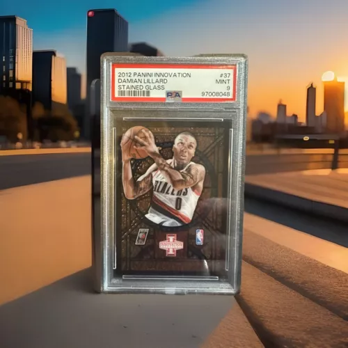 2012 Panini Innovation Damian Lillard Rookie Stained Glass PSA 9 RC #37 SSP