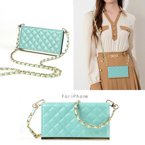 Leather Flip Card Wallet Crossbody Strap Phone Case for iPhone 13 Pro Max 11 12 - Photo 3 sur 22
