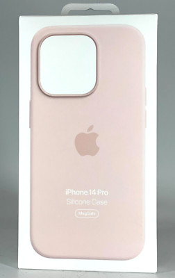 OEM Apple Silicone Soft Touch MagSafe Case For iPhone 14 Series - Chalk Pink
