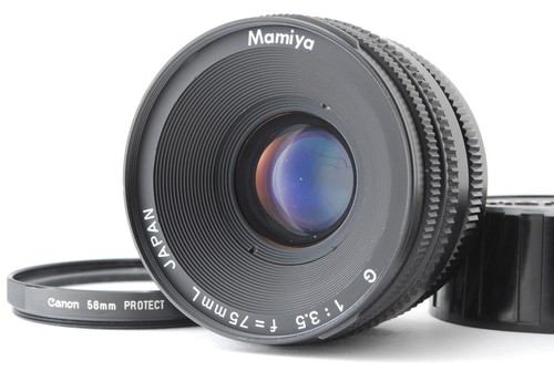 【Exc+5 mit Kappe】Mamiya G 75mm f3.5 L Objektiv für neue Mamiay 6 Six MF aus JAPAN - Bild 3 von 9