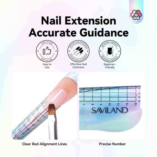 300X Nails Gel Extension Sticker Nail Art Professional Nail Forms Tips Guide - Picture 5 of 12