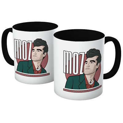 MOZ THE SMITHS INOFFIZIELLE MORRISSEY ILLUSTRATION ROCK TASSE IN VERSCHIEDENEN FARBEN