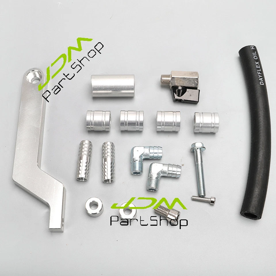 Soporte Silver Billet Oil Catch CAN Z 5,7 L HEMI para Dodge RAM 1500 2500 3500  Foto 3 de 4