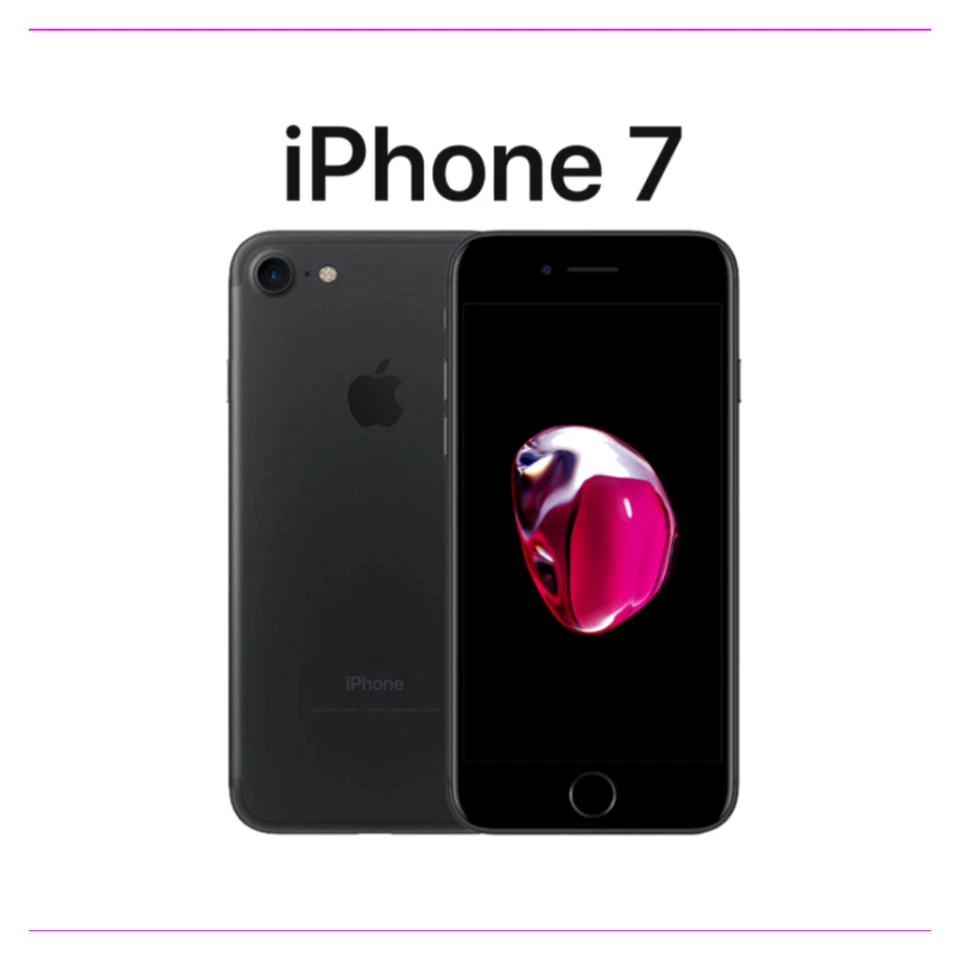 Apple iPhone 7 32GB Matte Black Unlocked Good Condition  - Image 4 of 4