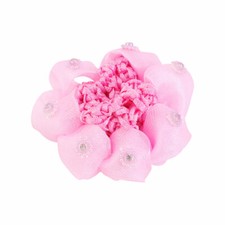Women Girls Pearl Diamond Hair Net Ballet Dancer Hair Mesh Headwear Hair Band