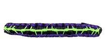 Black,purple With Neon Green Barbwire Stitch