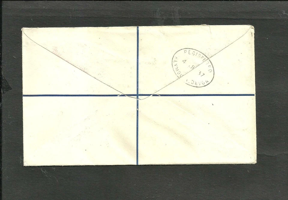BRTISH ST LUCIA REGISTERED FDC, 1937 - Image 2 of 2